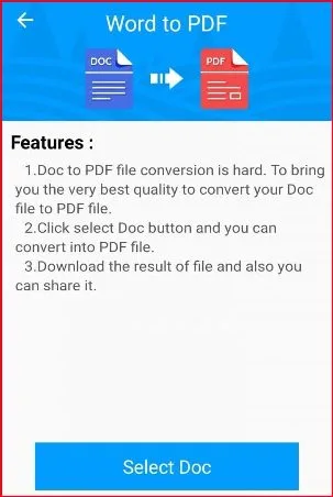 Click on Select Doc.