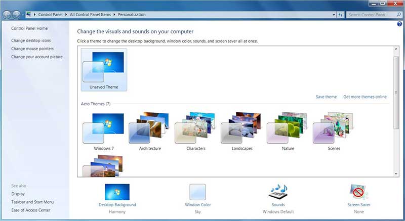 personalization window