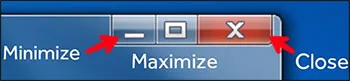 window control buttons