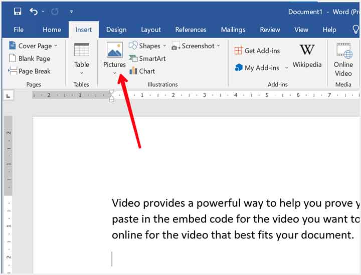 How To Insert Picture In Microsoft Word Printable Templates