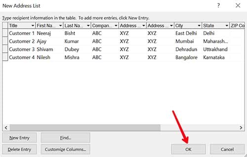 Type-recipients-information-in-the-table