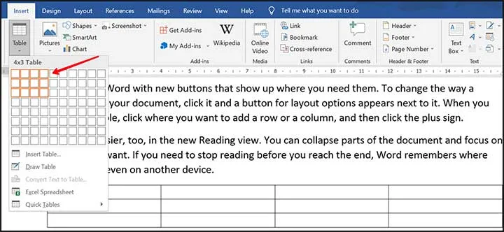 create-a-table-using-table-grid-method1