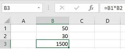 Multiplication Excel Formula