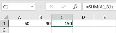 Excel SUM Function