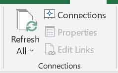 Connections Group in Excel Data Tab in Hindi 