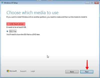 Pendrive Ko Bootable Kaise Banaye Media Creation Tool Step5