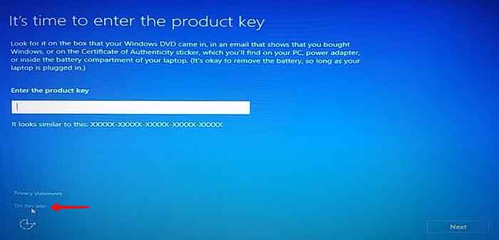 Windows10 Installation Step10