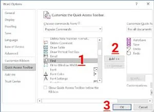 Add More Commands to Toolbar