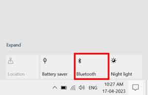 second step computer me bluetooth kaise on kare