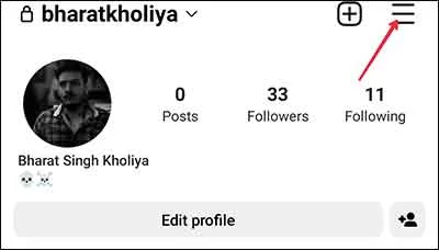 Insta Account Private Kaise Kare Step2
