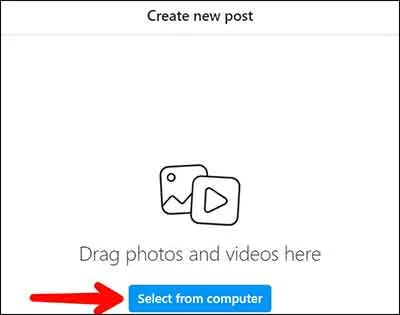 Computer Se Instagram Par Photo Kaise Lagate Hain Step3